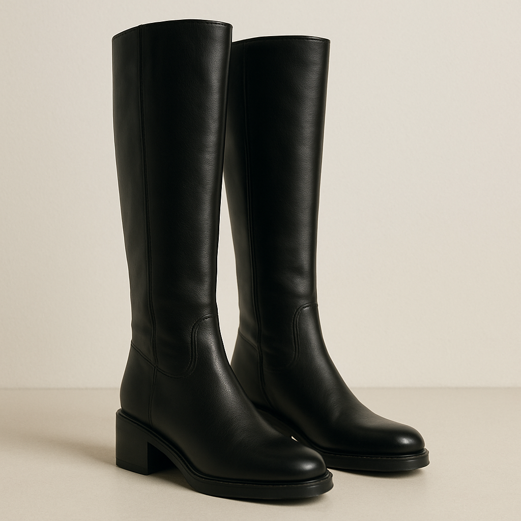 Knee High Leather Boots