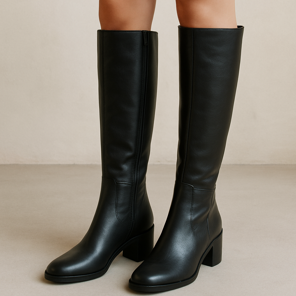 Knee High Leather Boots