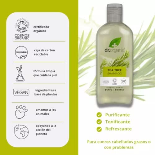 10x250ml Shampoo Organic