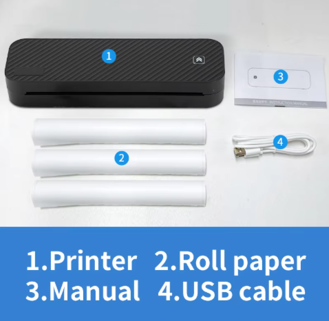 Mini Thermal Printer A4