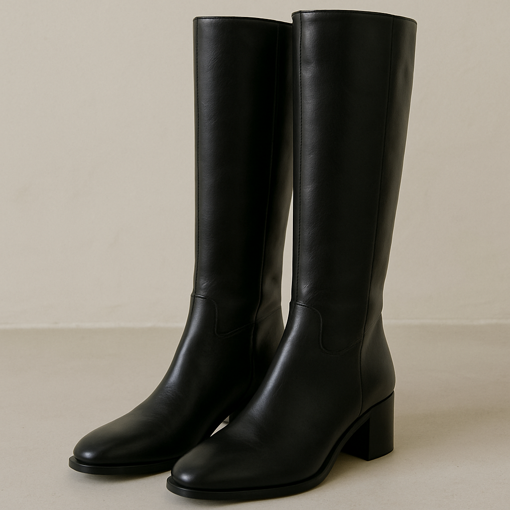 Knee High Leather Boots